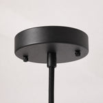 Bild in Gallery-Viewer laden, Black ceiling canopy detail for wooden pendant light
