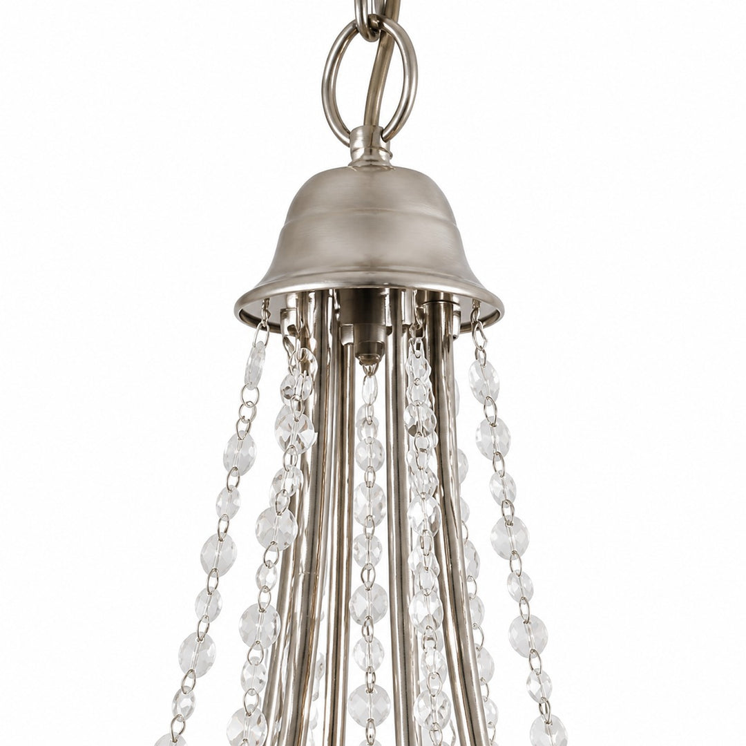 Silver Crystal Branch Chandelier