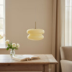Load image into Gallery viewer, Coloria Opal Glass Pendant Drop Light — Designer Glass Scandinavian Suspension Light for Kitchen or Foyer
