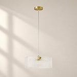 Charger l'image dans la visionneuse de galerie, Clear ribbed glass shade