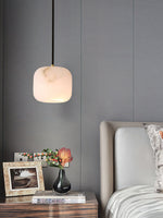 Load image into Gallery viewer, Alabaster Bedside Pendant Light