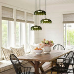 Charger l'image dans la visionneuse de galerie, Suspension en Verre Artistique Aridia en Forme de Feuilles de Palmier pour Couloir Cuisine et Salon