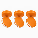 Charger l'image dans la visionneuse de galerie, Orange SPECTRA set of 3 LED ceiling and wall lights