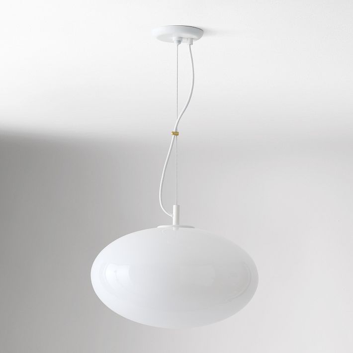 Lámpara colgante minimalista de cristal Lumivelle: diseño regulable en altura