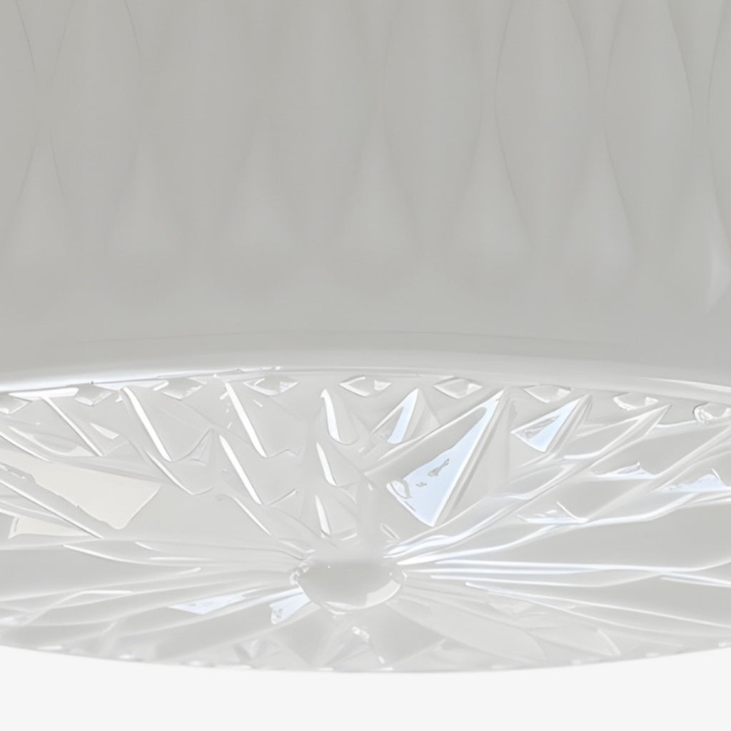Plafonnier minimaliste Mistaro en verre - Design affleurant pour salon et chambre
