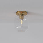 Load image into Gallery viewer, Lumivelle Sculptural Flush Mount Light – Modern Glass Ceiling Lamp
