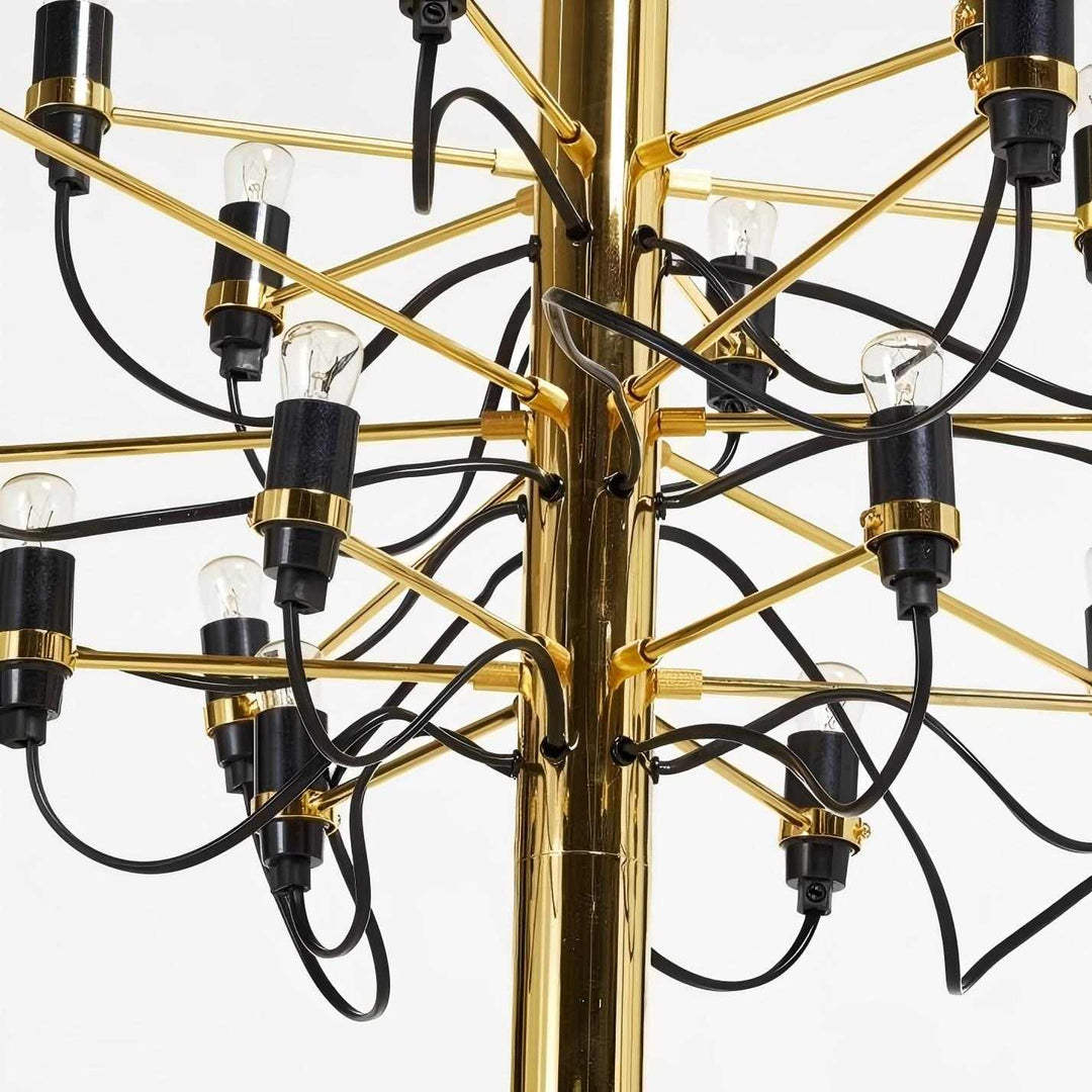 Tendrila Zeitgenössischer Mehrfachleuchter – Industrieinspirierte Metallaufhängung für Aufenthaltsräume N01