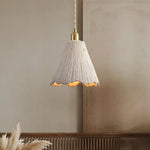 Bild in Gallery-Viewer laden, Textured Cement Gold Plug-In Swag Pendant