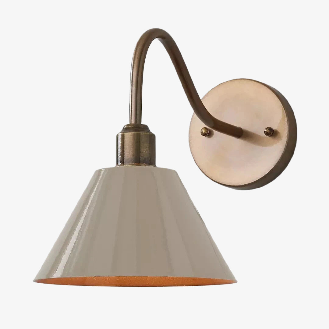 Applique murale contemporaine en métal effilé Narix pour couloirs et chambres