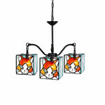 Charger l'image dans la visionneuse de galerie, stained glass cat pendant light SKU option
