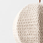 Charger l'image dans la visionneuse de galerie, Macro close-up of layered ivory woven stitch texture