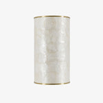 Bild in Gallery-Viewer laden, Nacrelith Capiz Shell Wall Sconce Layered Texture Design - Modern Wall Lamp for Living Space