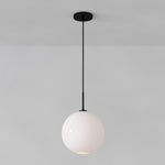Cargar imagen en el visor de la Galería, Lámpara colgante Selvion con forma de globo escultural: moderna lámpara colgante de cristal con un diseño elegante.
