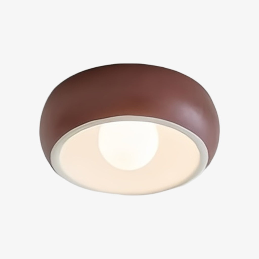 Plafonnier Rond Aurelox à Fixation Affleurante Luminaire Géométrique Épuré - Éclairage Intérieur Contemporain