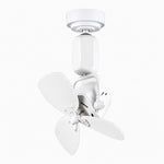 Cargar imagen en el visor de la Galería, Wall and ceiling compact fan in white