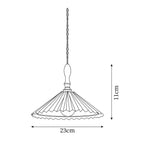 Load image into Gallery viewer, White Fabric Walnut Brass Plug-In Pendant