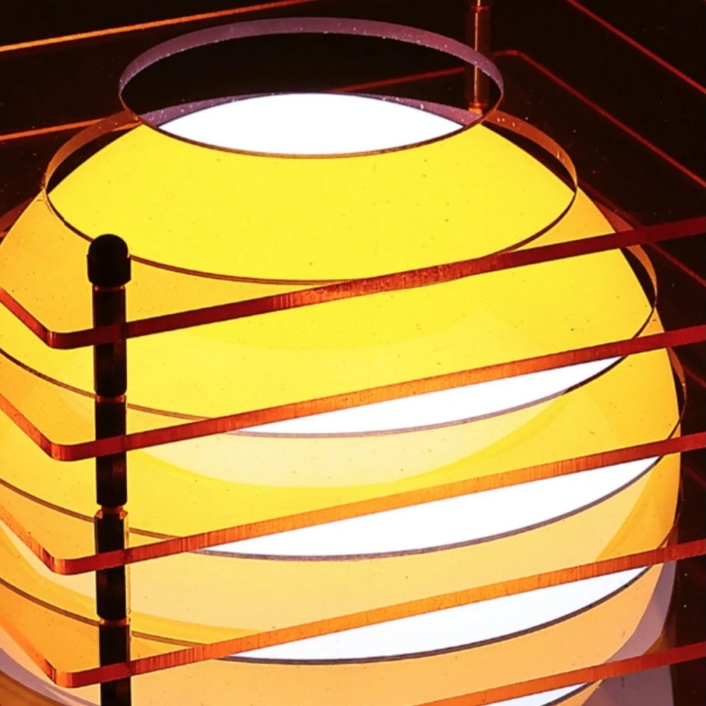 Lampe de table Sunst Afterglow série moderne design sphère géométrique - pour décoration salon et bureau