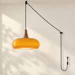 Bild in Gallery-Viewer laden, Kitchen Island Lighting Plug-in Glass Pendant Light
