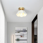 Bild in Gallery-Viewer laden, Blossom Glow Mid-Century Keramik Deckenleuchte