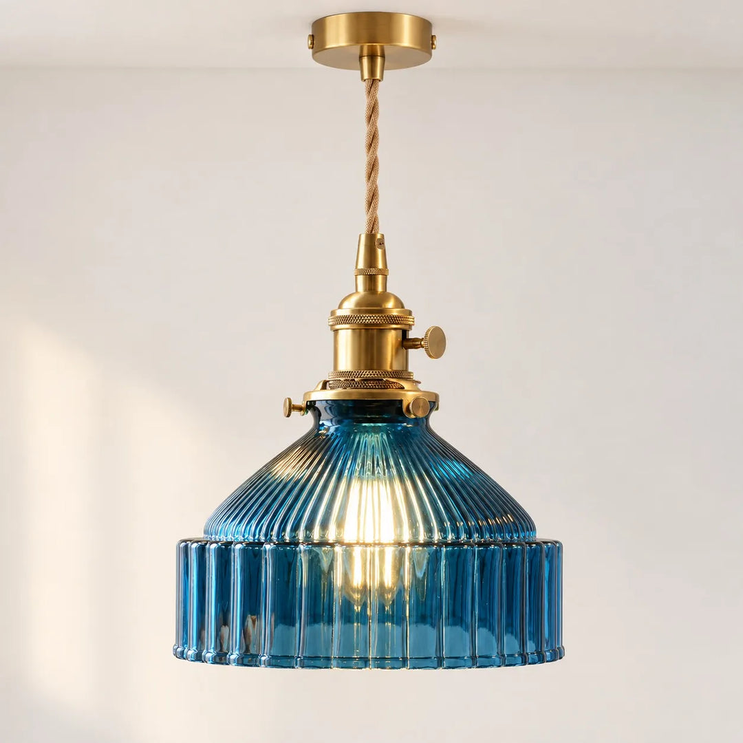 Colored Glass Pendant Light