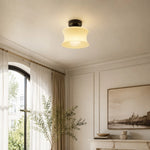 Bild in Gallery-Viewer laden, French Bauhaus Glass Flush Mount Ceiling Light, 20 cm