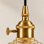 Bild in Gallery-Viewer laden, Vintage Blossom Glass Plug-In Pendant Light