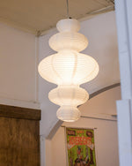 Load image into Gallery viewer, Stacked Mulberry Paper Swag Pendant