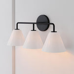 Cargar imagen en el visor de la Galería, Aplique de pared Conica Cone: iluminación moderna de vidrio de 1, 2 y 3 luces
