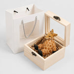 Cargar imagen en el visor de la Galería, Hand-carved wooden animal phone stand