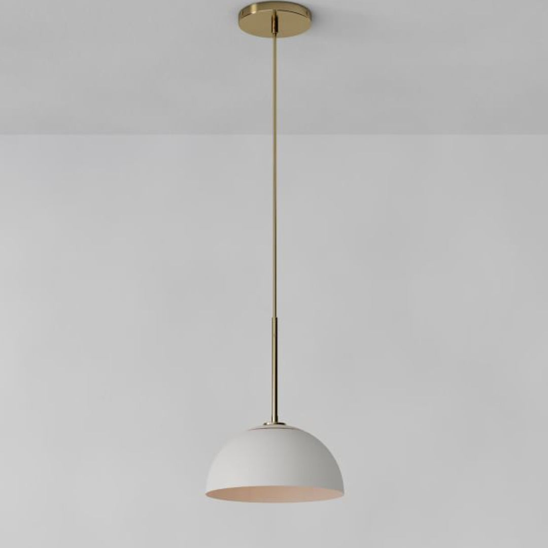 Parvion Metal Dome Pendant Light – Minimalist Modern Kitchen Fixture