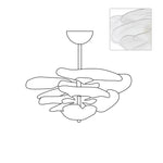 Load image into Gallery viewer, Lotus Leaf Layered Glass Chandelier

