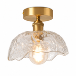 Load image into Gallery viewer, Nordic Rippled Textured Glass Ceiling Light white background product image