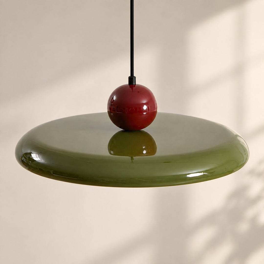 Acrylic Disc Plug-In Pendant Light