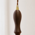 Load image into Gallery viewer, Vintage leather pendant light detail