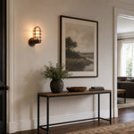 Load image into Gallery viewer, Patnox Clear Glass Industrial Wall Sconce