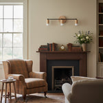 Charger l&#39;image dans la visionneuse de galerie, Mobilux Line Wood and Vanity Light - Bohemian Bathroom Lighting Fixture
