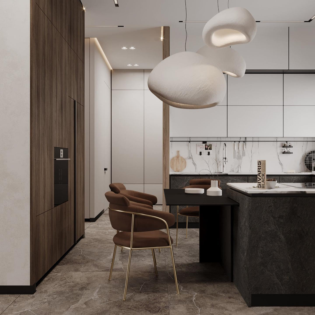 Sculptural Polystyrene Ceiling Pendant Light