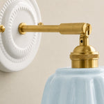 Bild in Gallery-Viewer laden, Cienax Retro Ceramic Flower Wall Sconce for Bedroom or Living Room