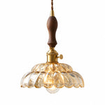 Cargar imagen en el visor de la Galería, Small Tea Puff-Skirt Pendant, Walnut Handle