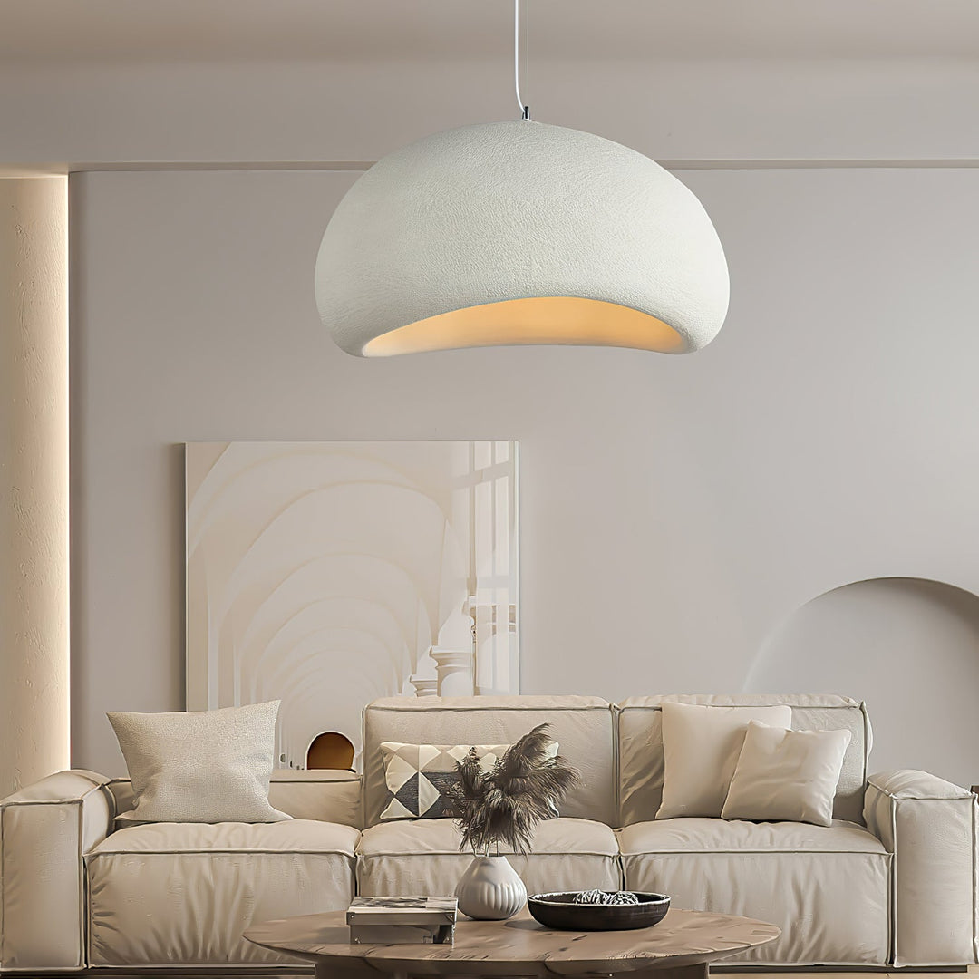 Sculptural Polystyrene Ceiling Pendant Light