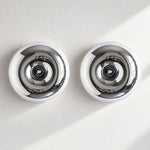 Cargar imagen en el visor de la Galería, Round Disc Centre Button Blown Glass Wall Light