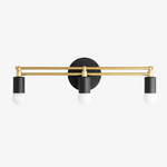 Cargar imagen en el visor de la Galería, Mobilux Line Modern Vanity Light - Bathroom Wall Fixture in Art Deco Style
