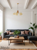Load image into Gallery viewer, Medieval Log Style Vintage Glass Chandelier
