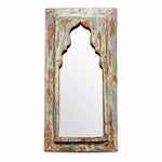 Bild in Gallery-Viewer laden, Rustic Carved Wood Arch Wall Mirror image 15