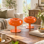 Charger l'image dans la visionneuse de galerie, Rounded Glass Slim Stem Blown Glass Table Lamp