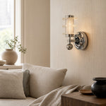 Cargar imagen en el visor de la Galería, Bauhaus Ribbed Acrylic LED Wall Sconce
