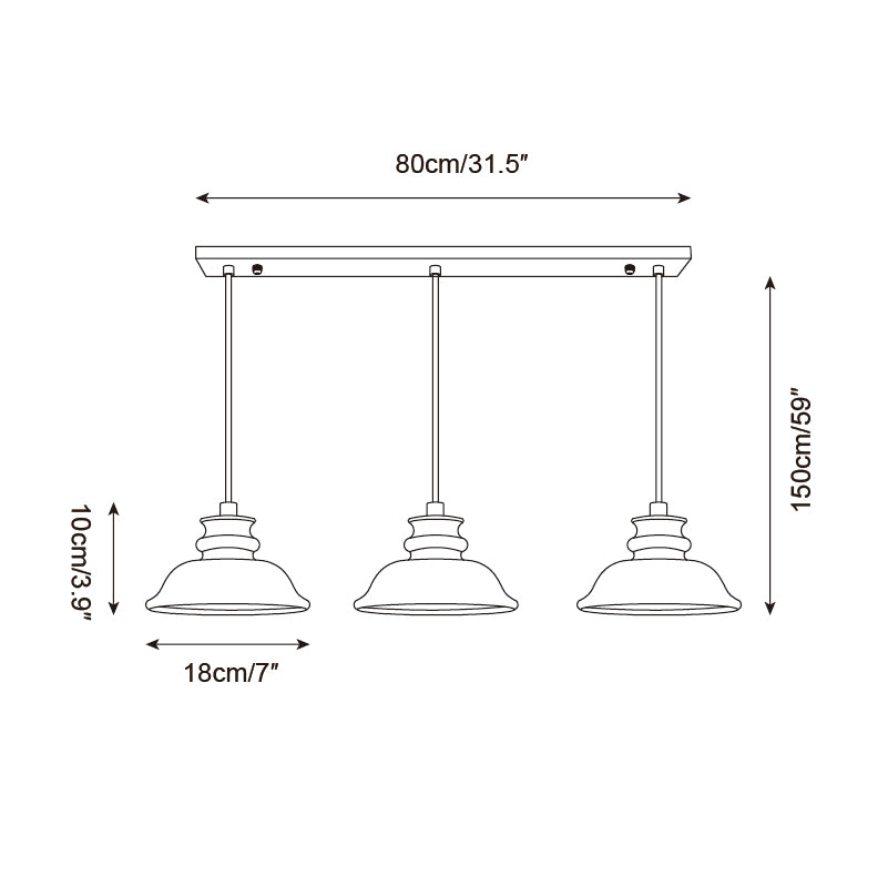 Lampe à suspension Manolo