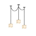 Bild in Gallery-Viewer laden, Frosted Alabaster Multi-Light Hardwired Chandelier