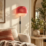Cargar imagen en el visor de la Galería, Clinco Flower-Shaped Resin Plug-In Wall Lamp with Glass Diffuser for Bedroom Vanity and Reading Nook