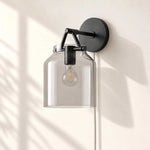 Bild in Gallery-Viewer laden, Hanton Modern Minimalist Nordic Plug-In Wall Sconce for Bathroom and Hallway